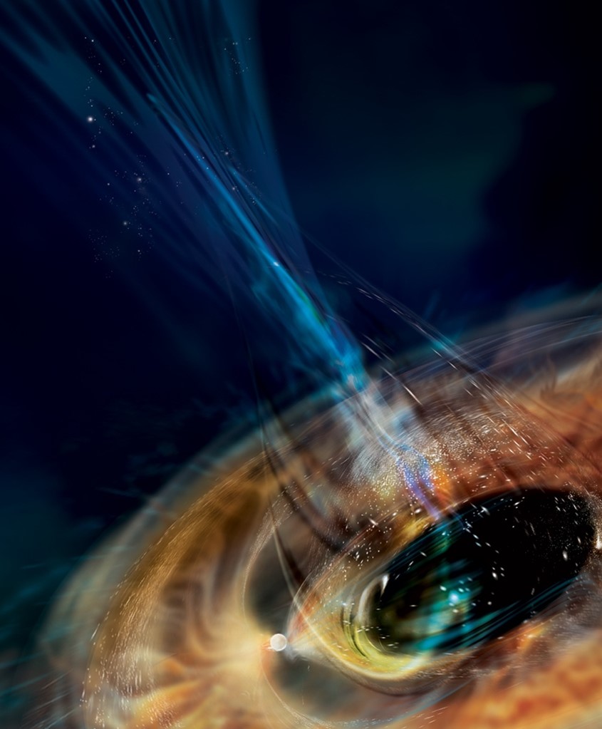 An international research team, including Newcastle University’s Dr Adam Ingram, has detected rapidly fluctuating X-rays coming from the very edge of a supermassive black hole in the heart of a nearby galaxy.